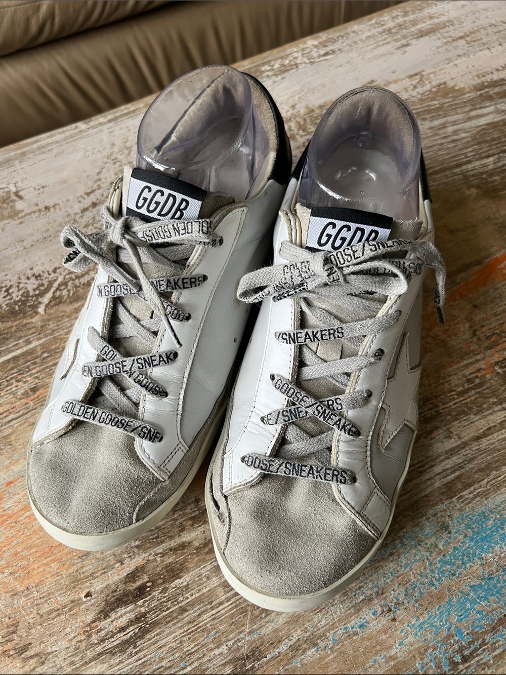 Golden Goose Super-Star
White Leather and Suede Toe Sneakers Size 39 - Picture 17 of 17